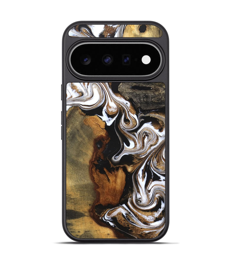 Pixel 11 Pro Wood Phone Case - Agatha (Black & White, 831145)