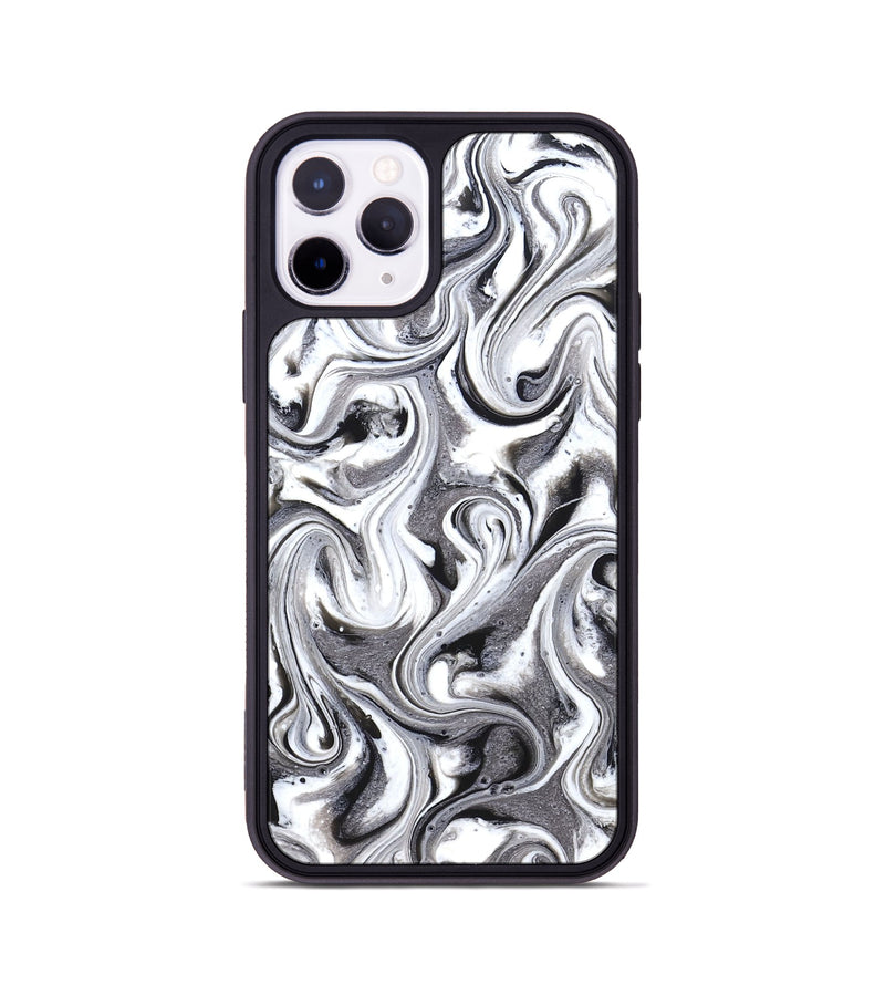 iPhone 11 Pro ResinArt Phone Case - Lucero (Black & White, 831147)