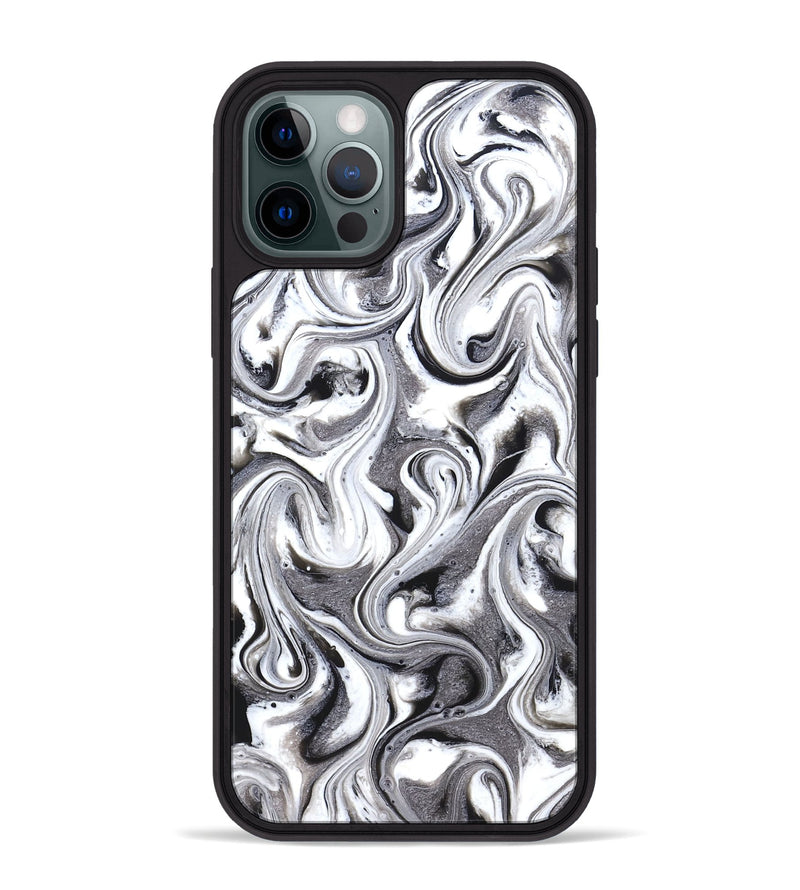 iPhone 12 Pro Max ResinArt Phone Case - Lucero (Black & White, 831147)