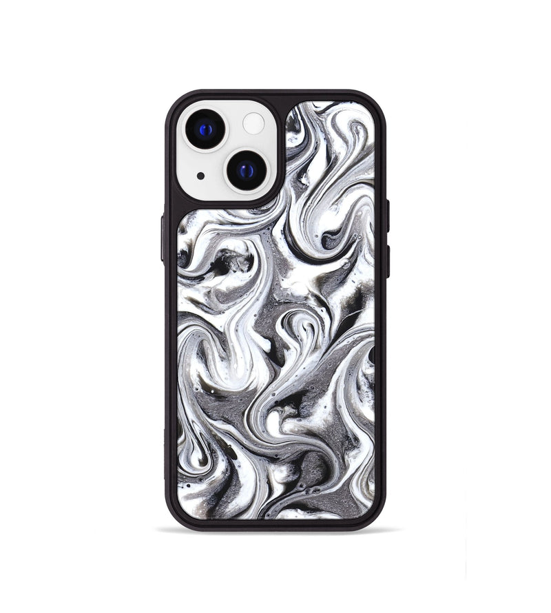 iPhone 13 mini ResinArt Phone Case - Lucero (Black & White, 831147)