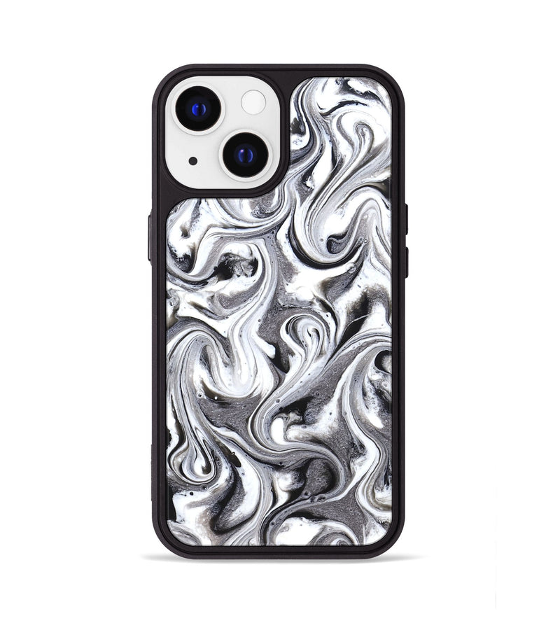 iPhone 13 ResinArt Phone Case - Lucero (Black & White, 831147)