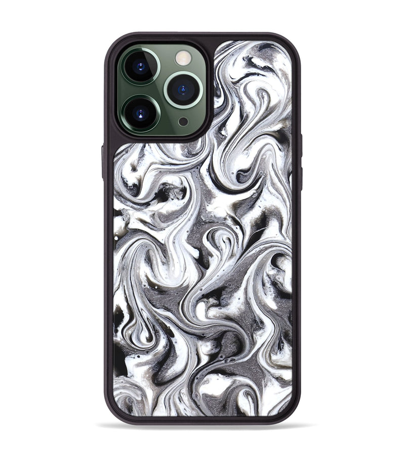 iPhone 13 Pro Max ResinArt Phone Case - Lucero (Black & White, 831147)