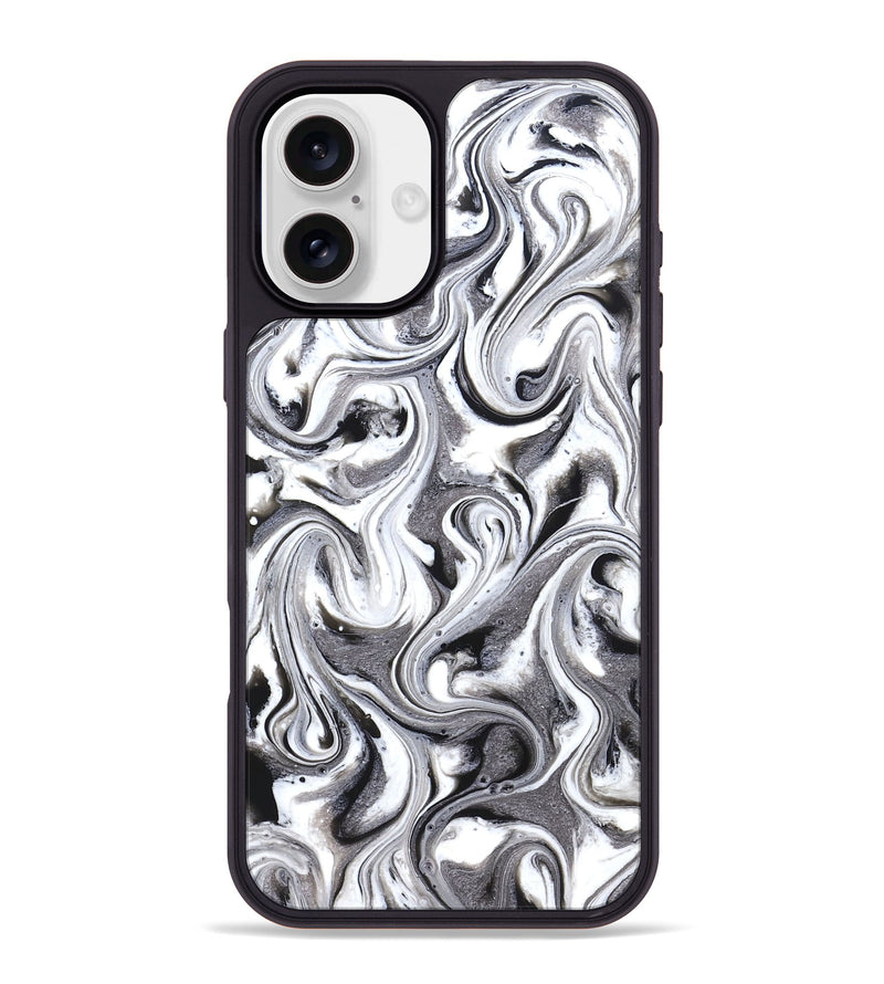 iPhone 16 Plus ResinArt Phone Case - Lucero (Black & White, 831147)