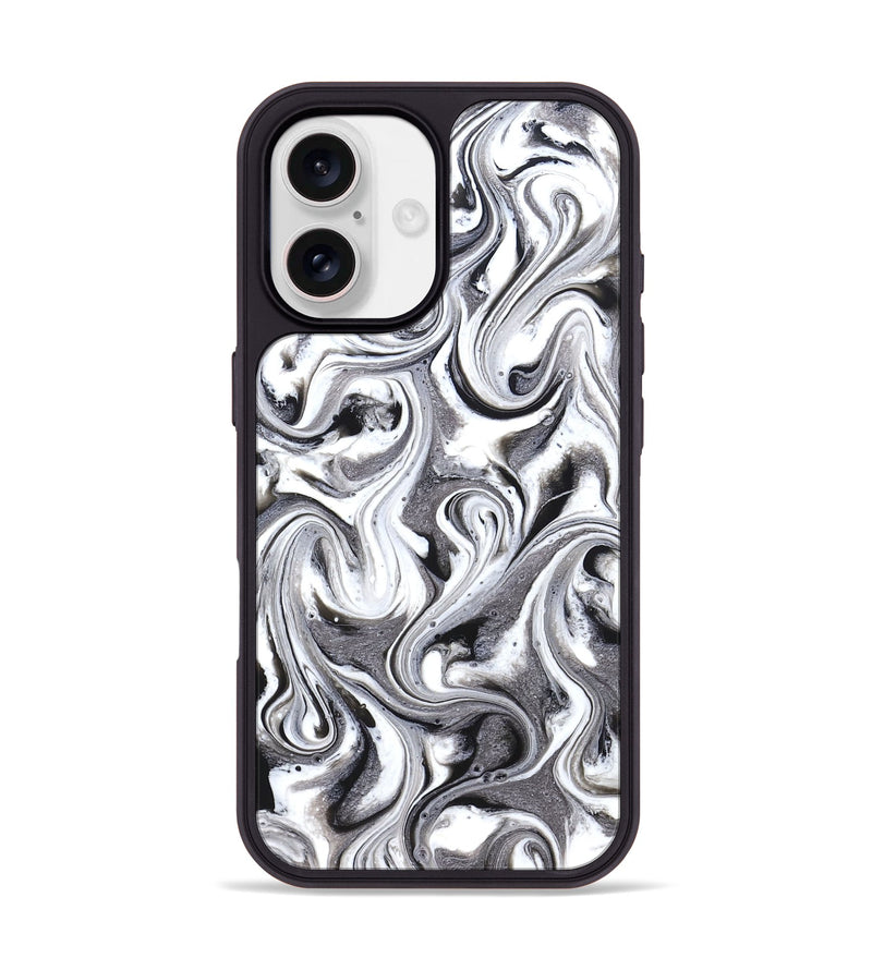iPhone 17 ResinArt Phone Case - Lucero (Black & White, 831147)