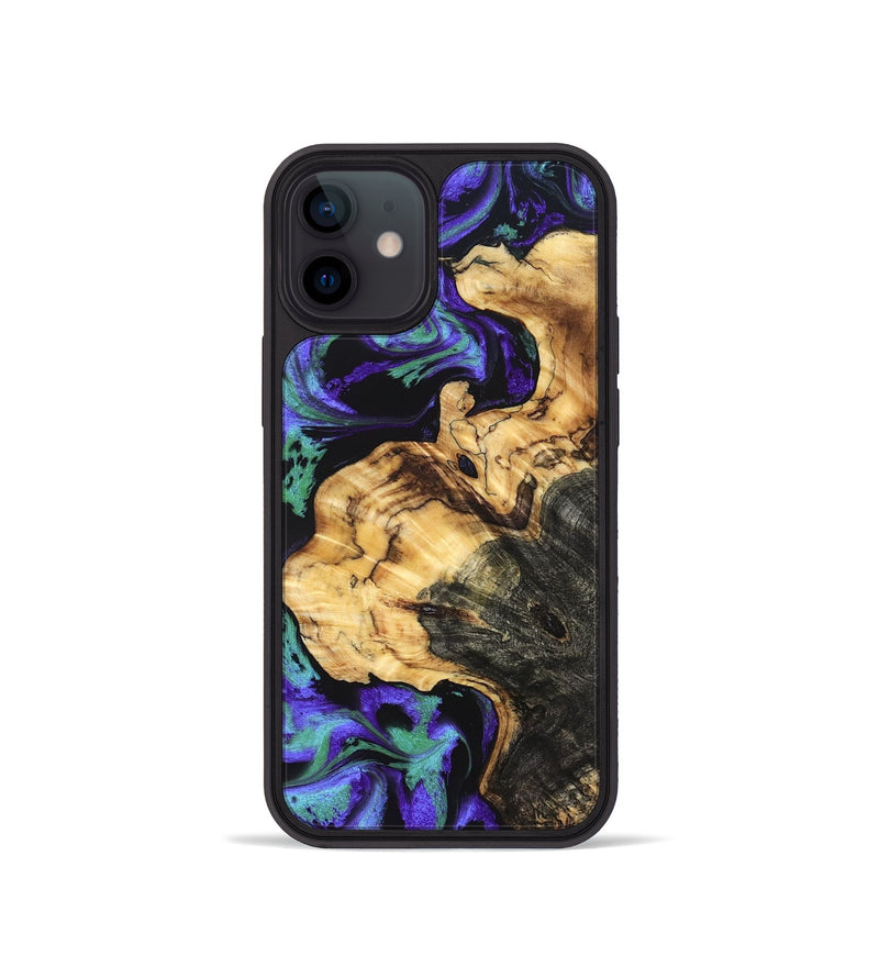 iPhone 12 mini Wood Phone Case - Lorna (Purple, 831149)
