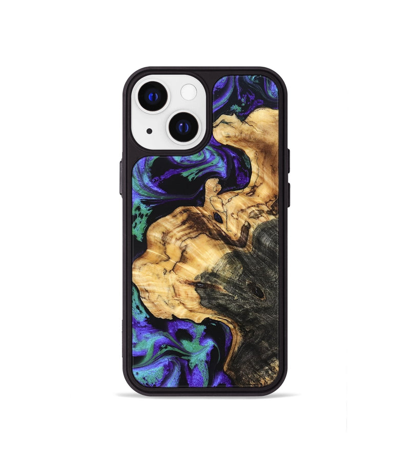 iPhone 13 mini Wood Phone Case - Lorna (Purple, 831149)