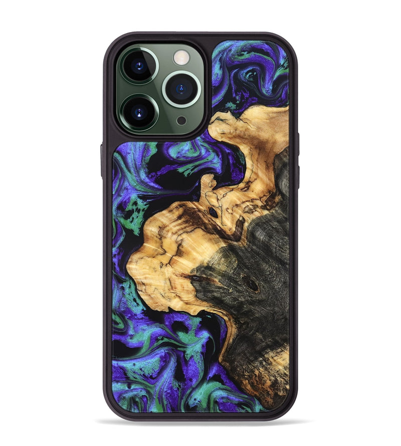 iPhone 13 Pro Max Wood Phone Case - Lorna (Purple, 831149)