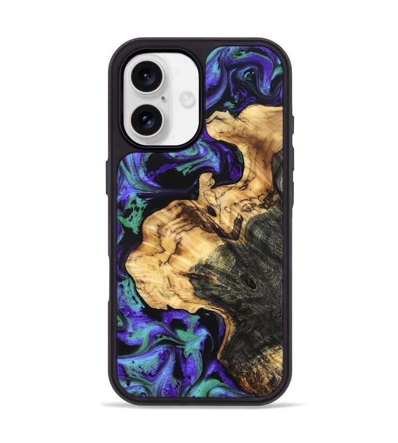 iPhone 17 Wood Phone Case - Lorna (Purple, 831149)