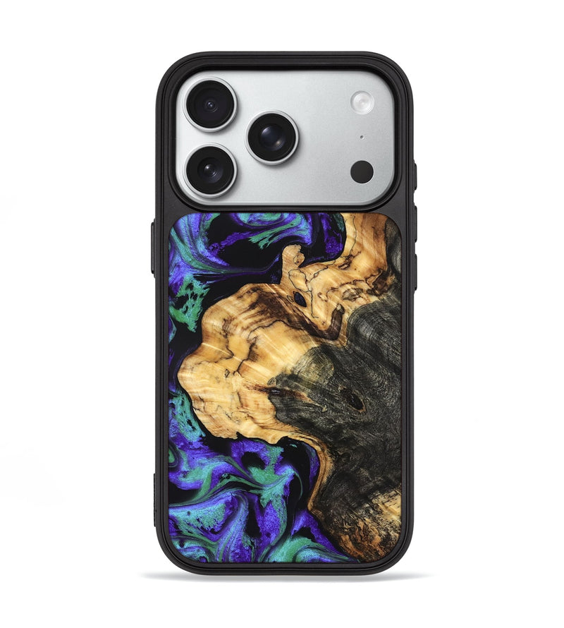 iPhone 18 Pro Wood Phone Case - Lorna (Purple, 831149)