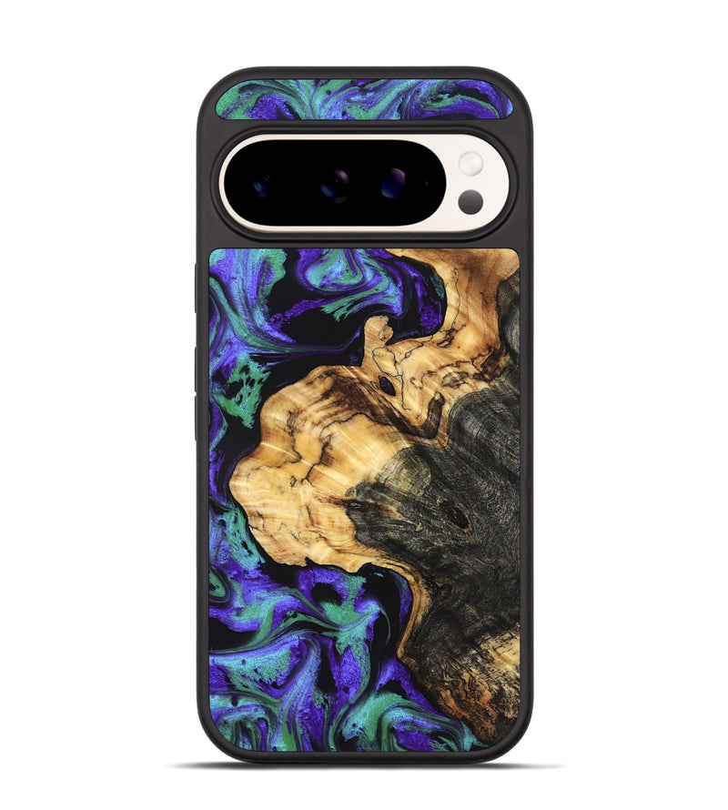 Pixel 9 Wood Phone Case - Lorna (Purple, 831149)
