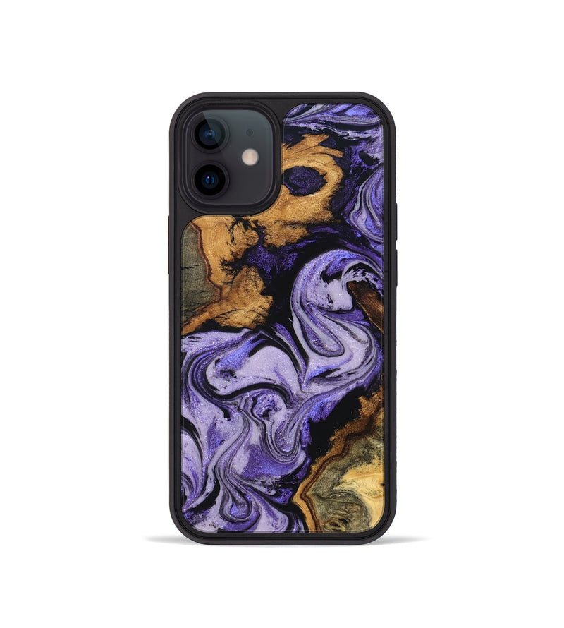 iPhone 12 mini Wood Phone Case - Ruth (Purple, 831150)