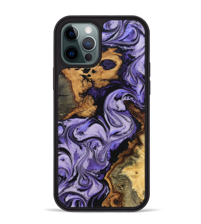 iPhone 12 Pro Max Wood Phone Case - Ruth (Purple, 831150)