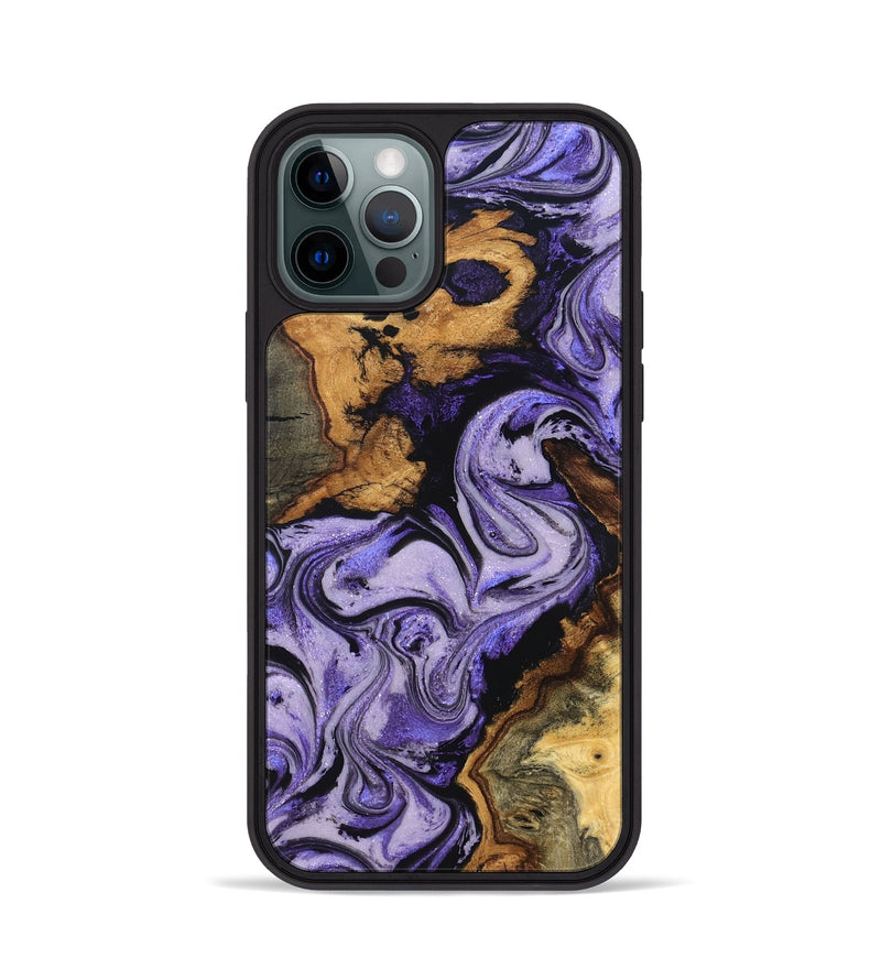 iPhone 12 Pro Wood Phone Case - Ruth (Purple, 831150)