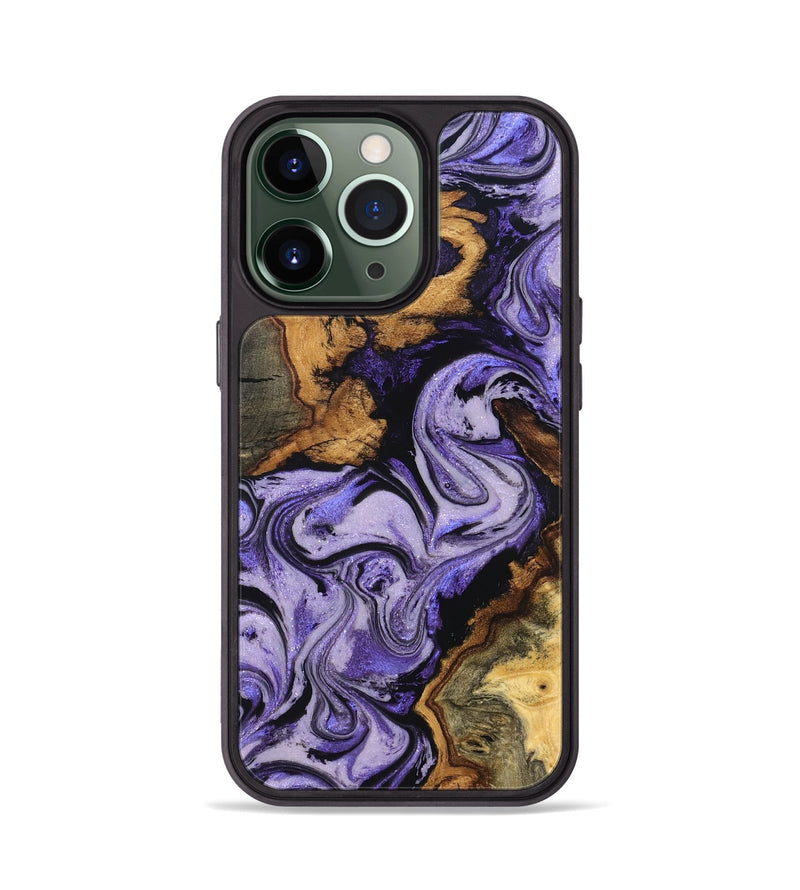 iPhone 13 Pro Wood Phone Case - Ruth (Purple, 831150)