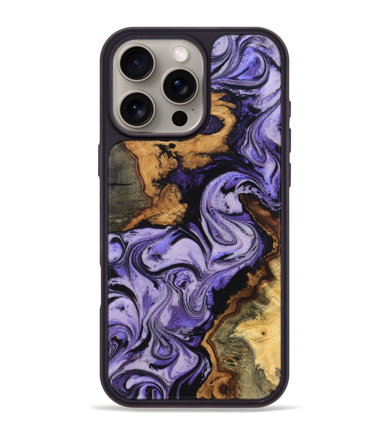 iPhone 16 Pro Max Wood Phone Case - Ruth (Purple, 831150)