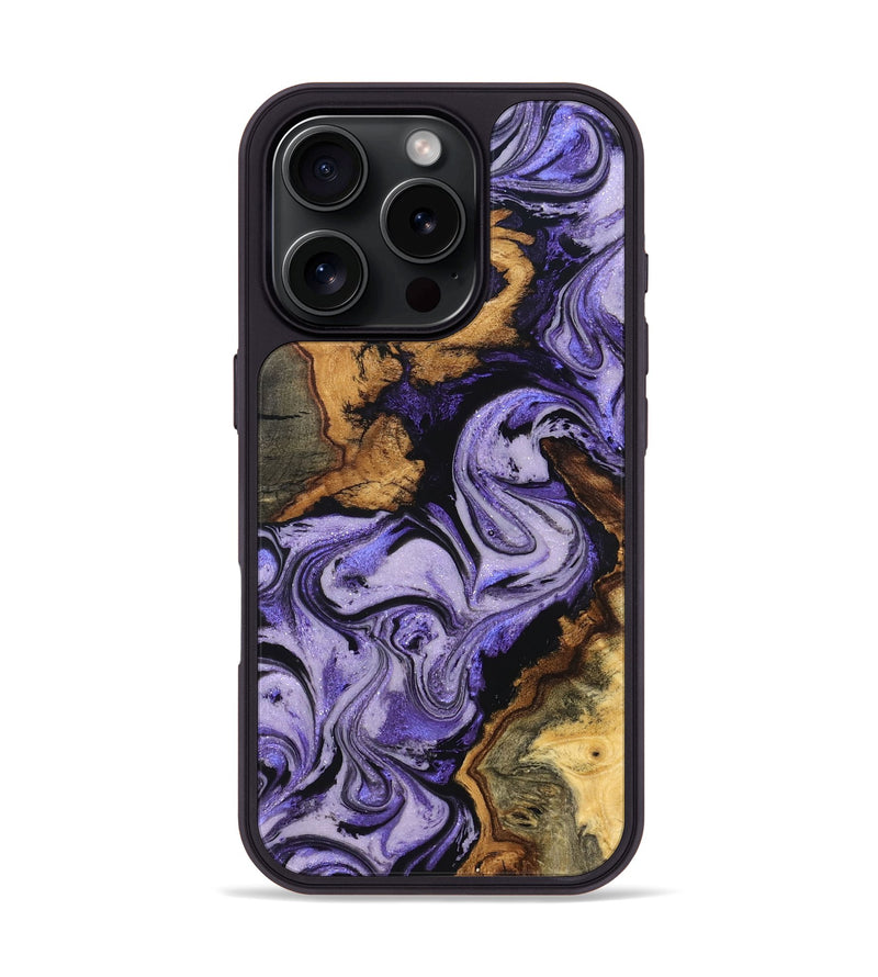 iPhone 16 Pro Wood Phone Case - Ruth (Purple, 831150)
