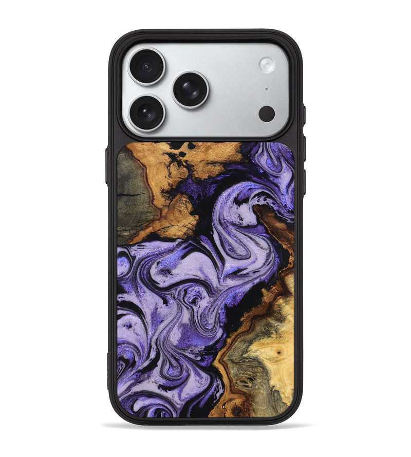 iPhone 18 Pro Max Wood Phone Case - Ruth (Purple, 831150)