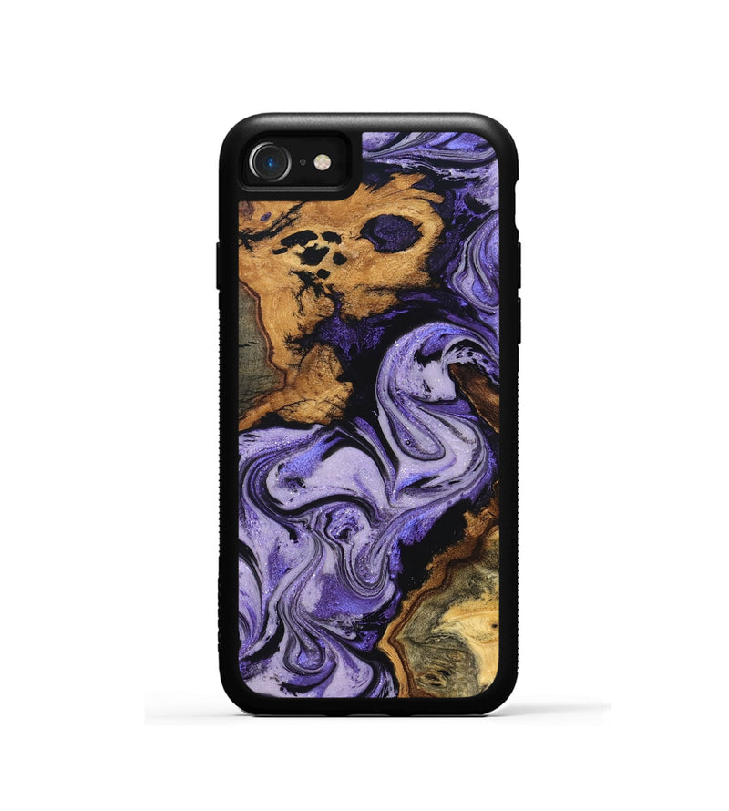 iPhone SE Wood Phone Case - Ruth (Purple, 831150)