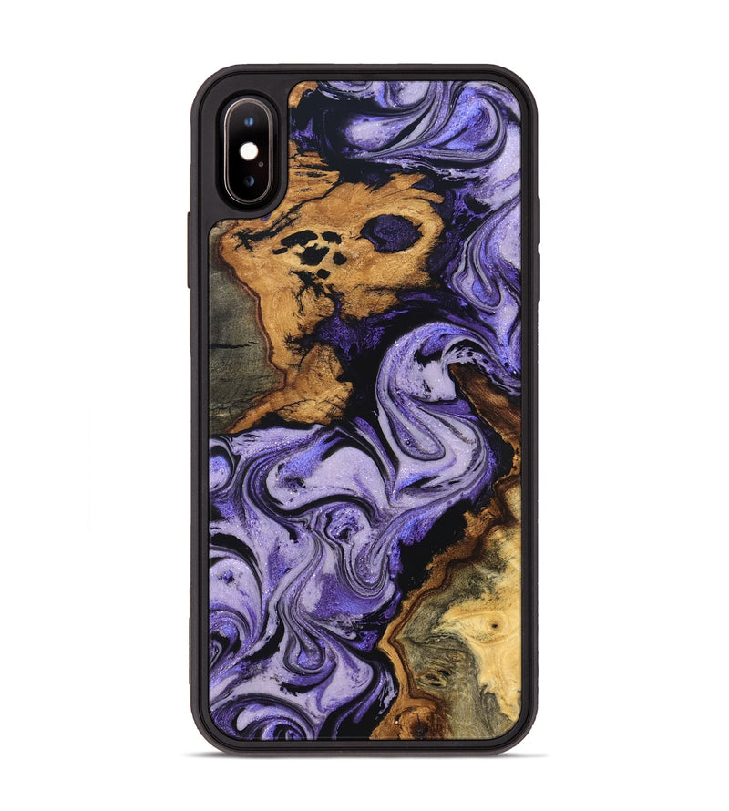 iPhone Xs Max Wood Phone Case - Ruth (Purple, 831150)