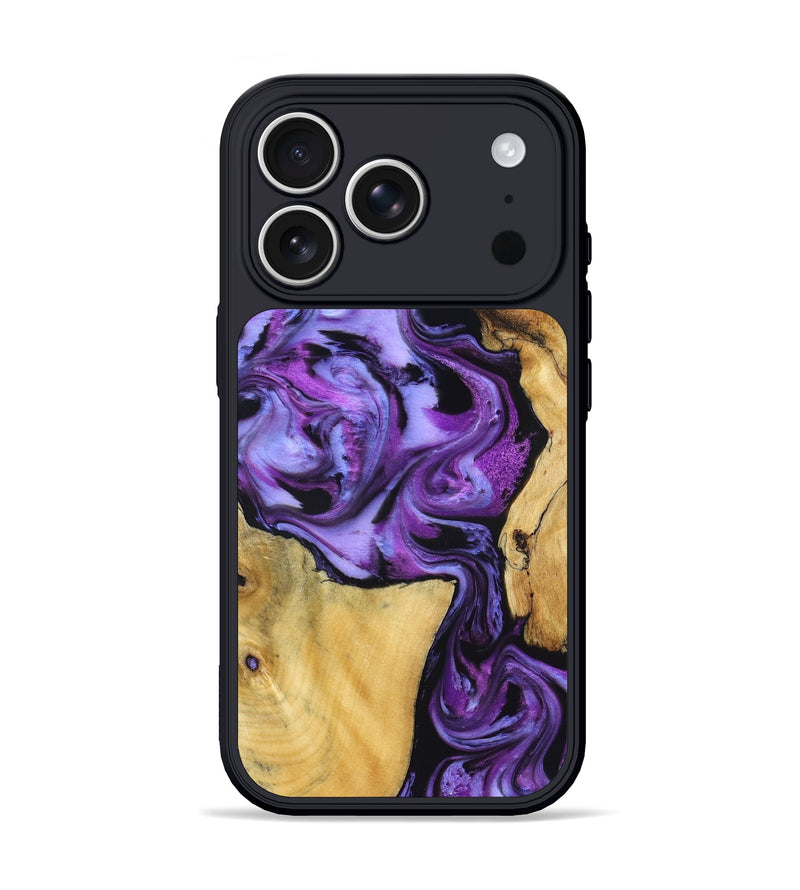 iPhone 17 Pro Wood Phone Case - Mayra (Purple, 831152)