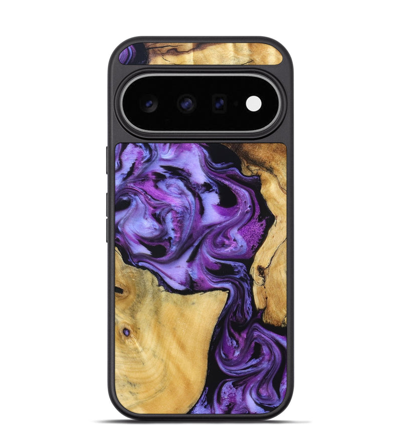Pixel 11 Pro Wood Phone Case - Mayra (Purple, 831152)