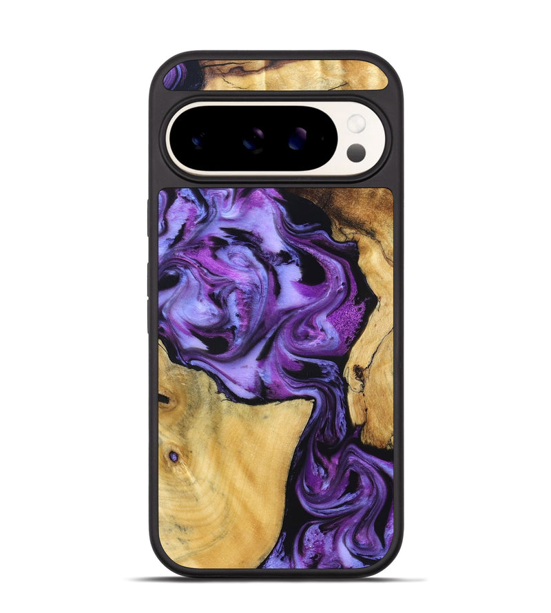 Pixel 9 Wood Phone Case - Mayra (Purple, 831152)