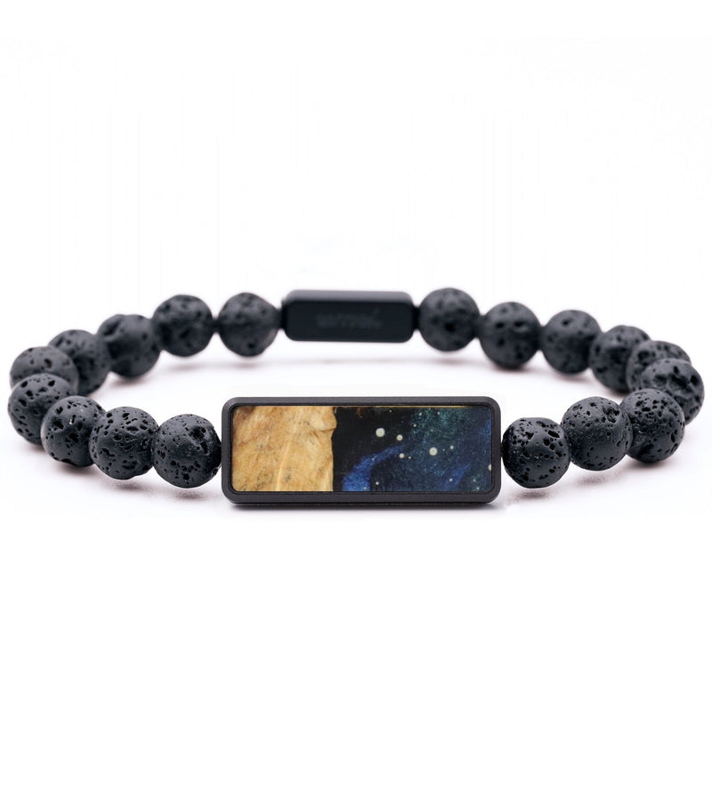 Lava Bead Wood Bracelet - Chloe (Cosmos, 831164)