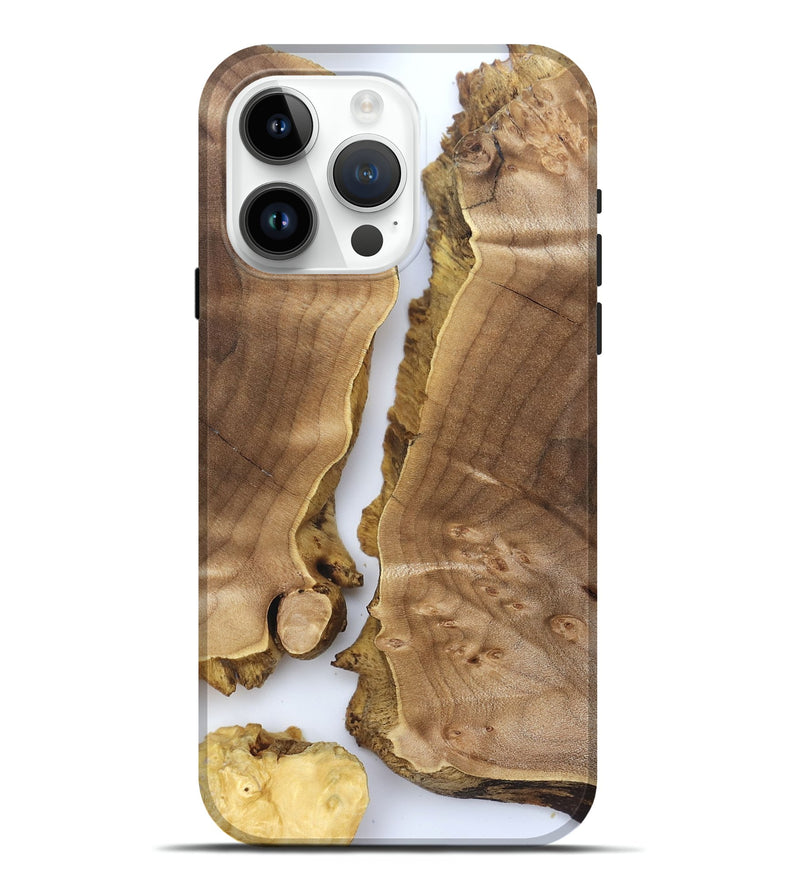 iPhone 15 Pro Max Wood Live Edge Phone Case - Liv (Clear, 831294)