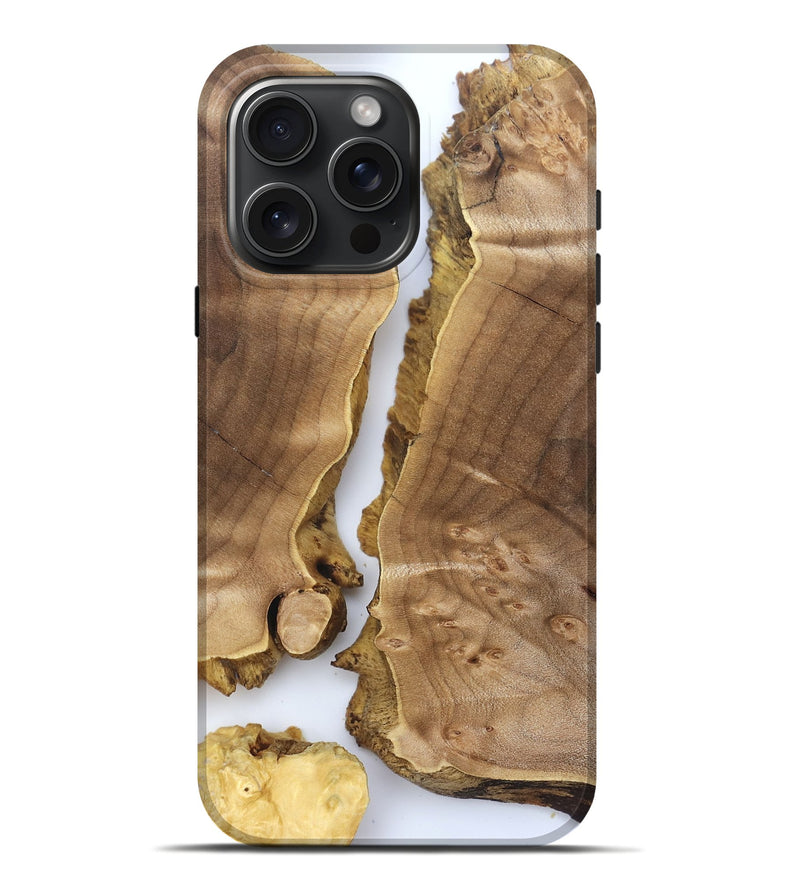 iPhone 16 Pro Max Wood Live Edge Phone Case - Liv (Clear, 831294)