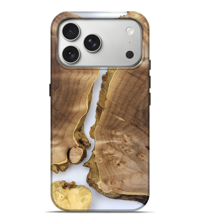 iPhone 17 Pro Max Wood Live Edge Phone Case - Liv (Clear, 831294)