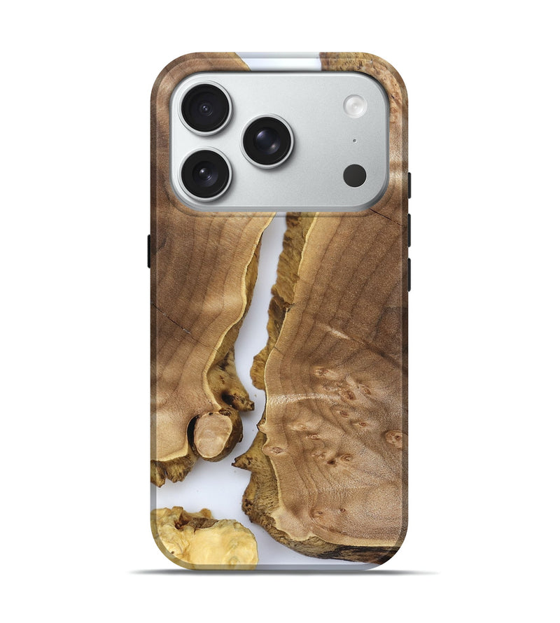 iPhone 18 Pro Wood Live Edge Phone Case - Liv (Clear, 831294)