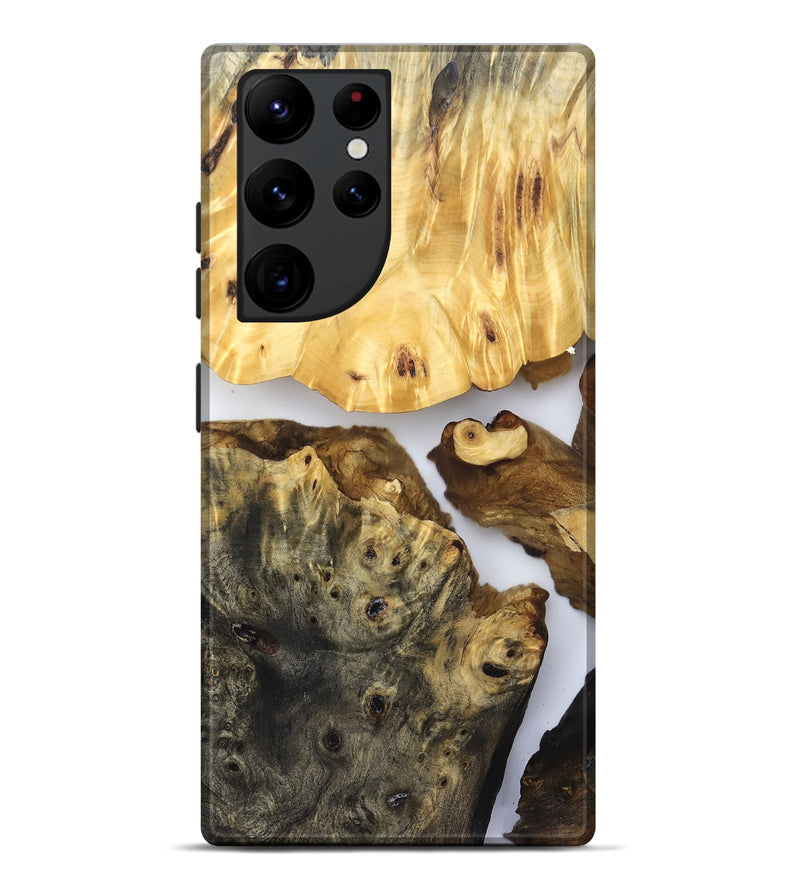 Galaxy S22 Ultra Wood Live Edge Phone Case - Meagan (Clear, 831295)