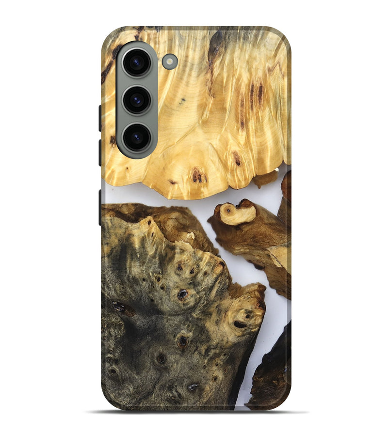 Galaxy S23 Plus Wood Live Edge Phone Case - Meagan (Clear, 831295)