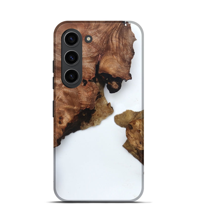 Galaxy S23 Wood Live Edge Phone Case - Claudie (Clear, 831297)