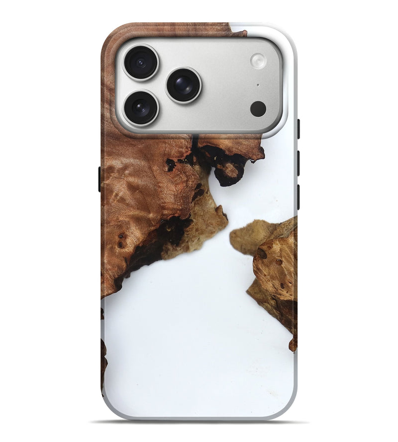 iPhone 17 Pro Max Wood Live Edge Phone Case - Claudie (Clear, 831297)