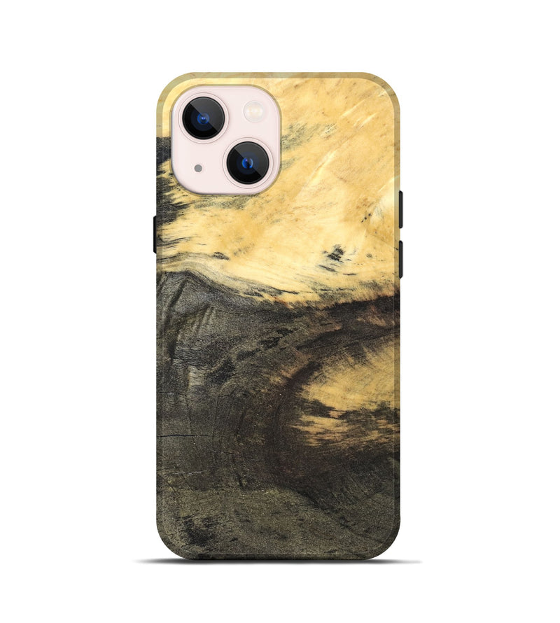 iPhone 13 mini Wood Live Edge Phone Case - Annetta (Solid Wood, 831300)