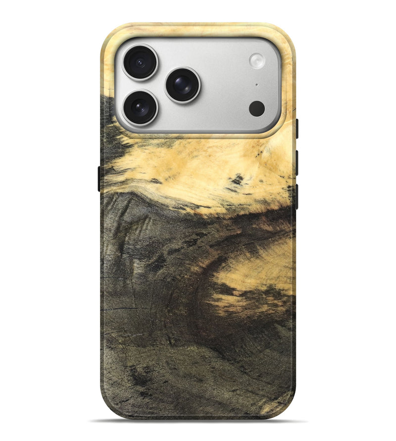 iPhone 17 Pro Max Wood Live Edge Phone Case - Annetta (Solid Wood, 831300)
