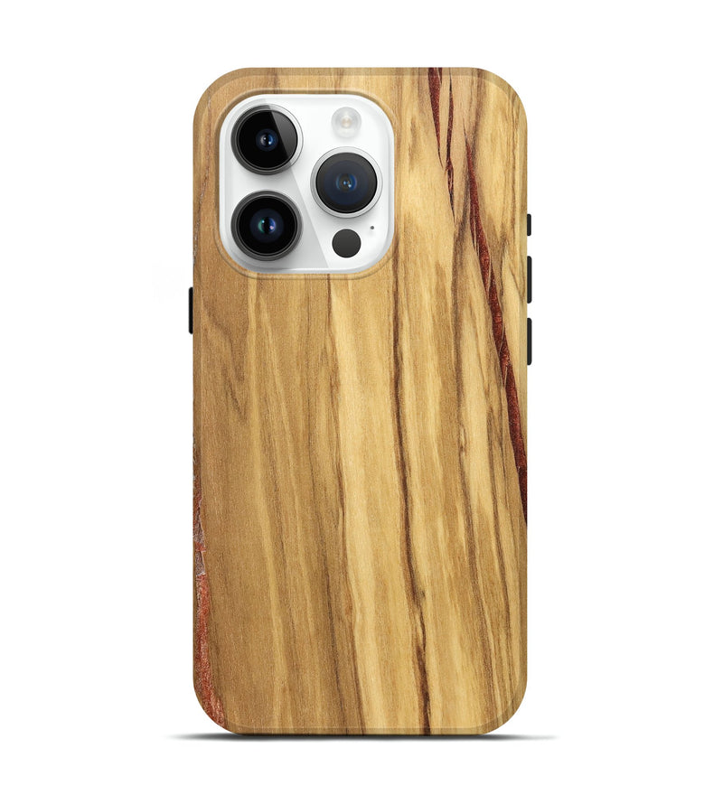 iPhone 15 Pro Wood Live Edge Phone Case - Lucious (Solid Wood, 831301)