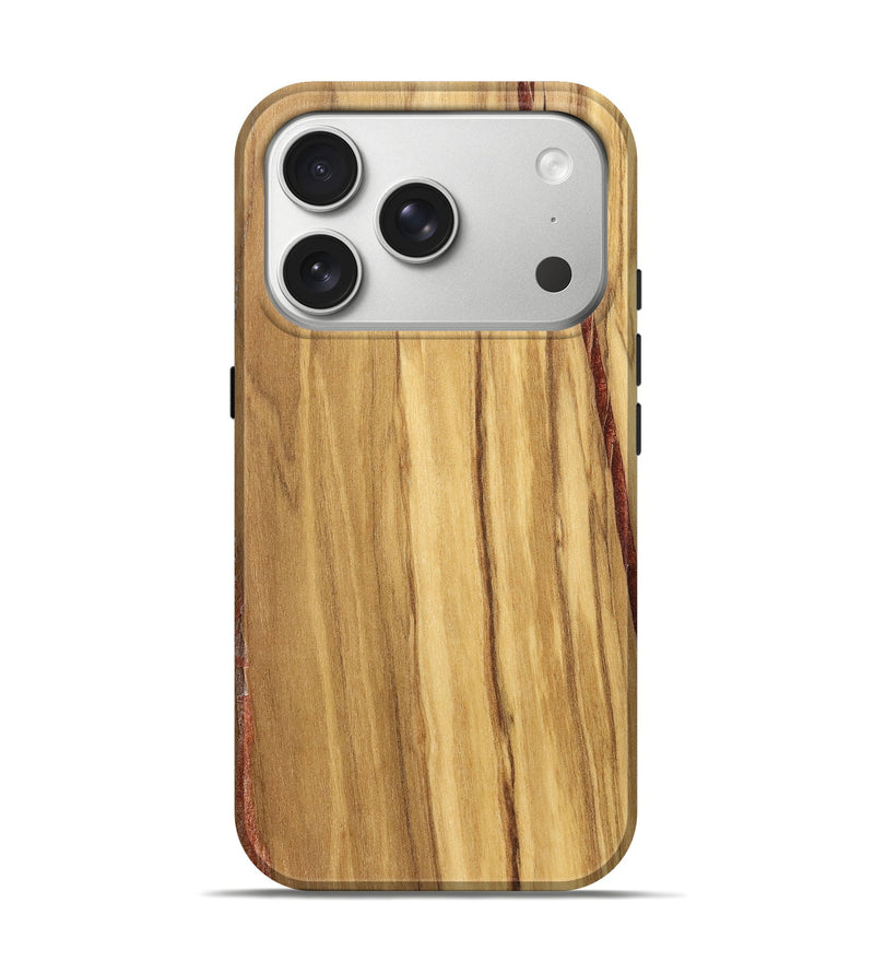 iPhone 17 Pro Wood Live Edge Phone Case - Lucious (Solid Wood, 831301)