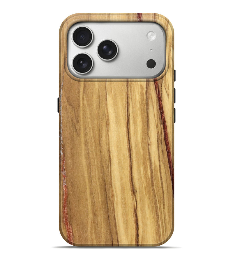 iPhone 17 Pro Max Wood Live Edge Phone Case - Lucious (Solid Wood, 831301)