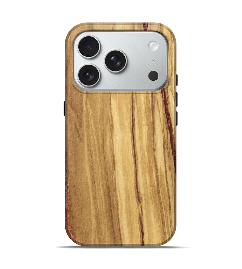 iPhone 18 Pro Wood Live Edge Phone Case - Lucious (Solid Wood, 831301)