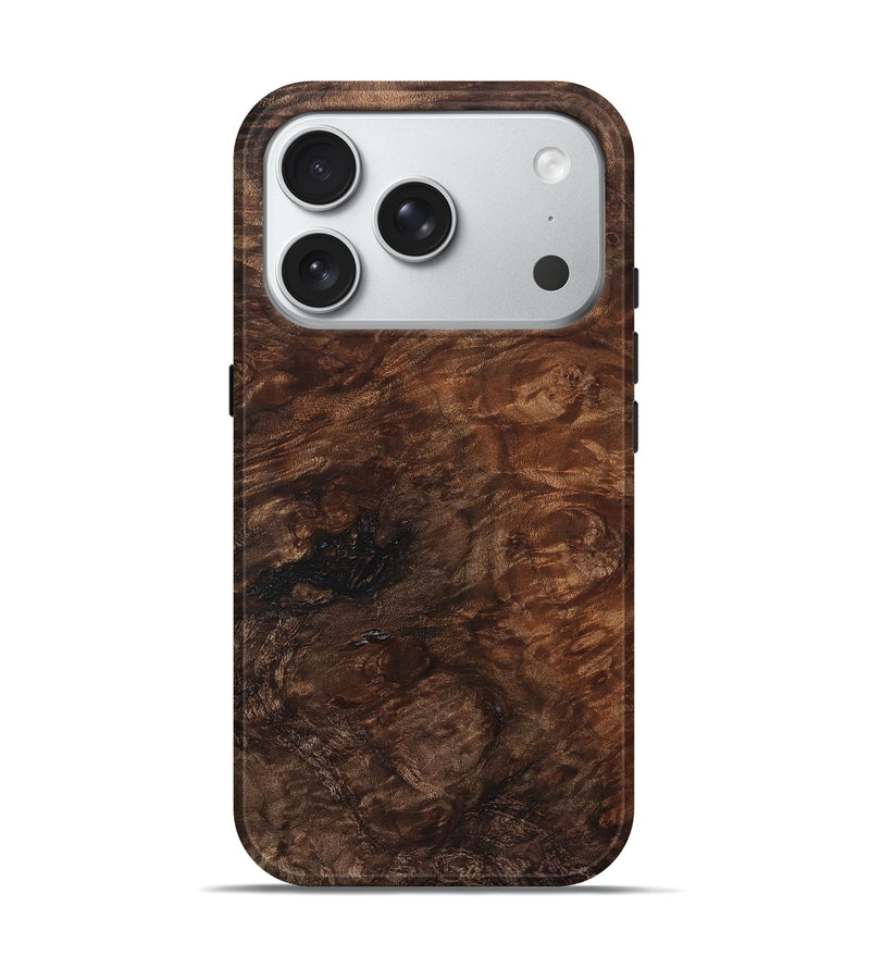 iPhone 18 Pro Wood Live Edge Phone Case - Roslyn (Solid Wood, 831303)
