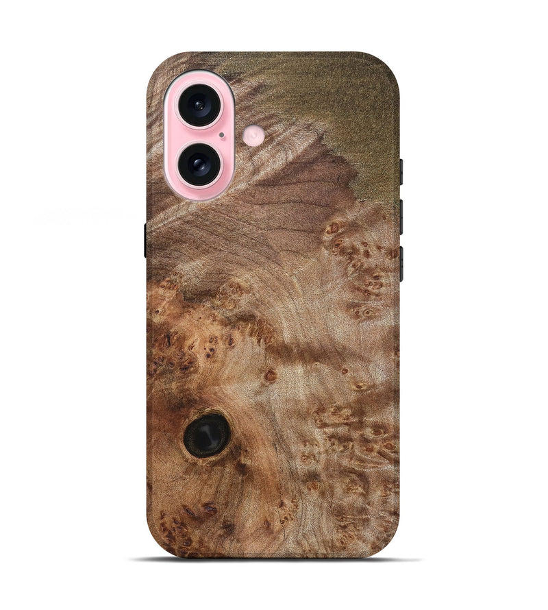 iPhone 17 Wood Live Edge Phone Case - Jaleesa (Solid Wood, 831305)