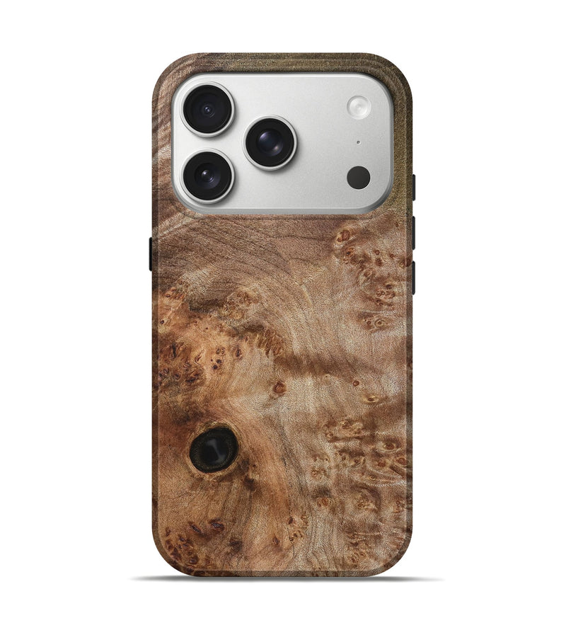 iPhone 17 Pro Wood Live Edge Phone Case - Jaleesa (Solid Wood, 831305)