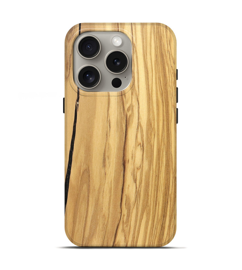 iPhone 16 Pro Wood Live Edge Phone Case - Marlene (Solid Wood, 831306)