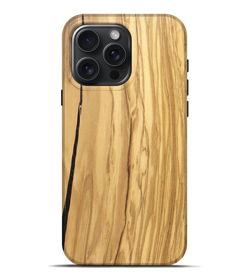 iPhone 16 Pro Max Wood Live Edge Phone Case - Marlene (Solid Wood, 831306)
