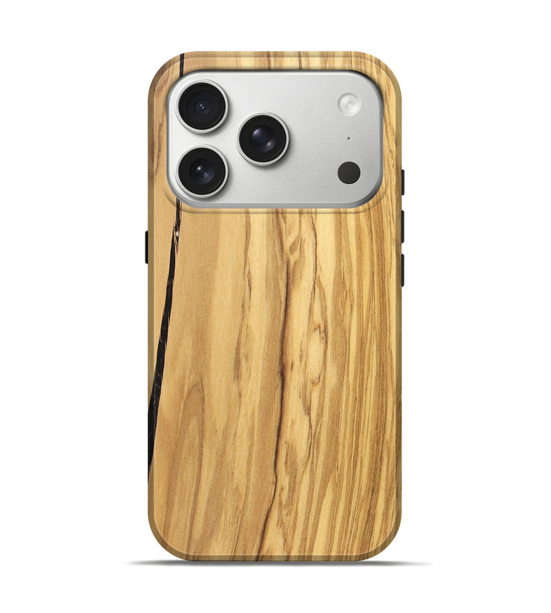 iPhone 17 Pro Wood Live Edge Phone Case - Marlene (Solid Wood, 831306)