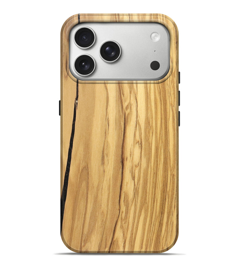 iPhone 17 Pro Max Wood Live Edge Phone Case - Marlene (Solid Wood, 831306)