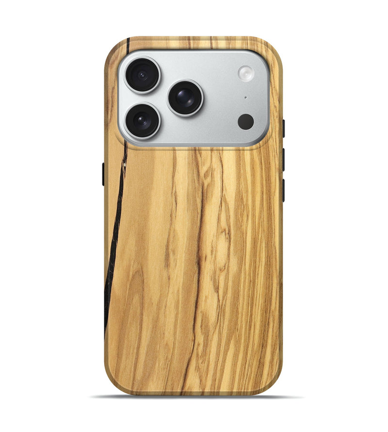 iPhone 18 Pro Wood Live Edge Phone Case - Marlene (Solid Wood, 831306)