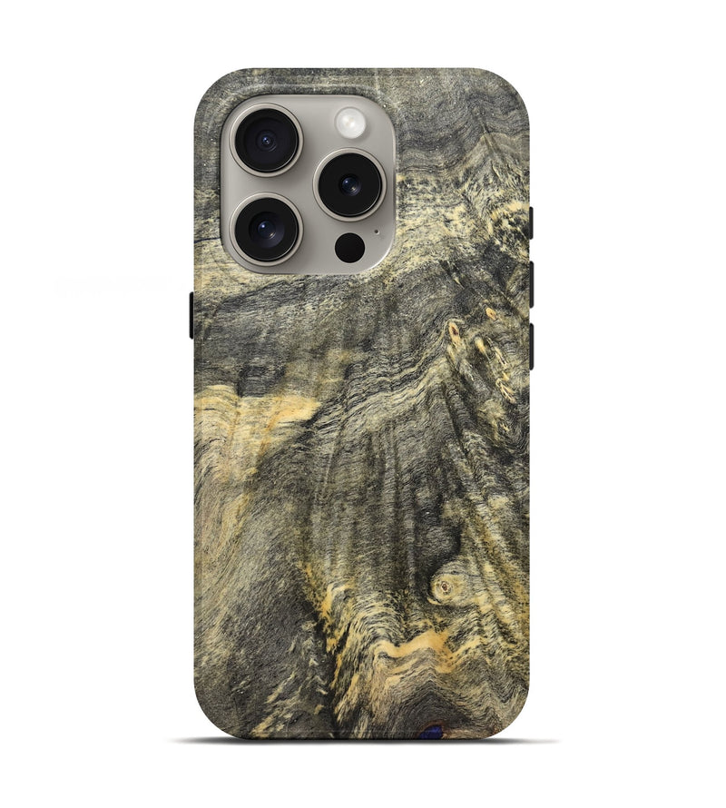 iPhone 16 Pro Wood Live Edge Phone Case - Caryl (Solid Wood, 831307)